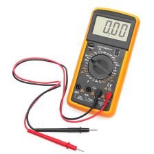 Digital multimeter isolated on white background